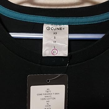 Amazon.co.jp: CUNE 福岡限定 Tシャツ XLサイズ : ファッション